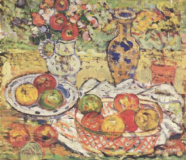 Still Life w Apples, Maurice Prendergast